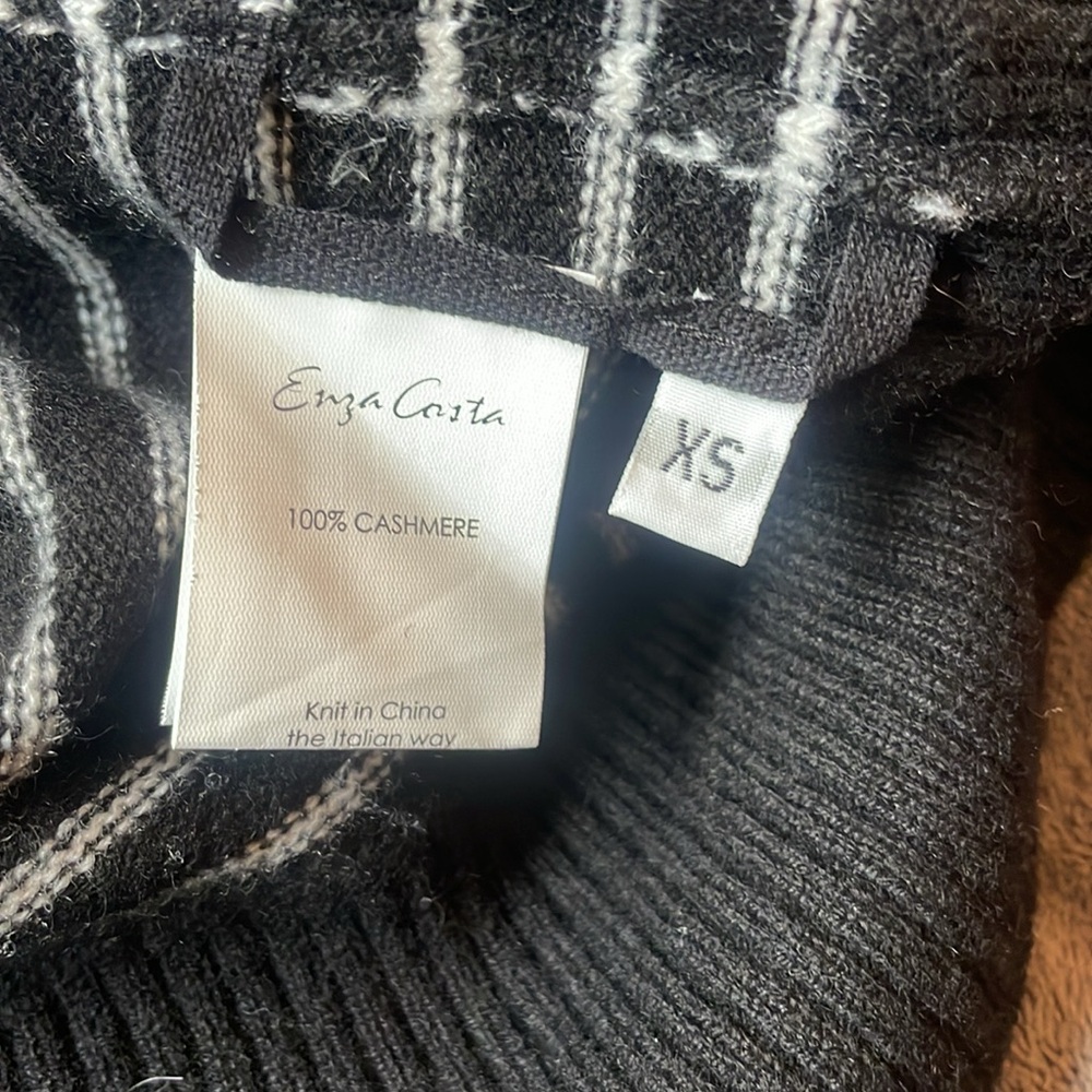 Enza Costa cashmere sweater dress XS-M - Picture 4 of 4